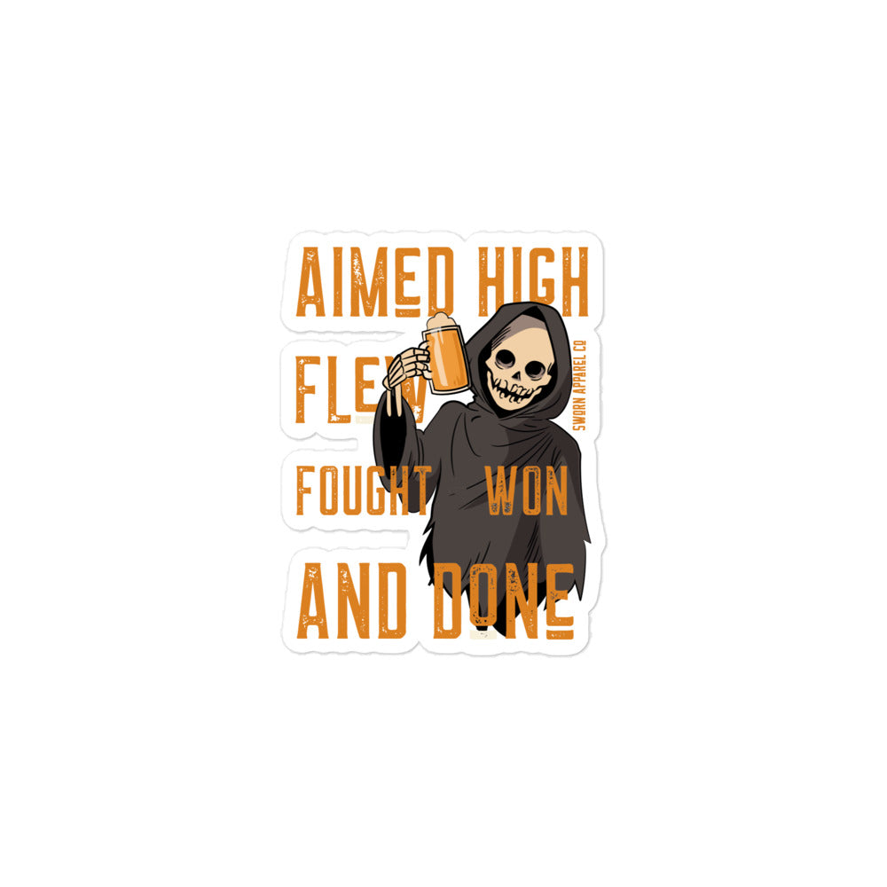 Aimed High stickers