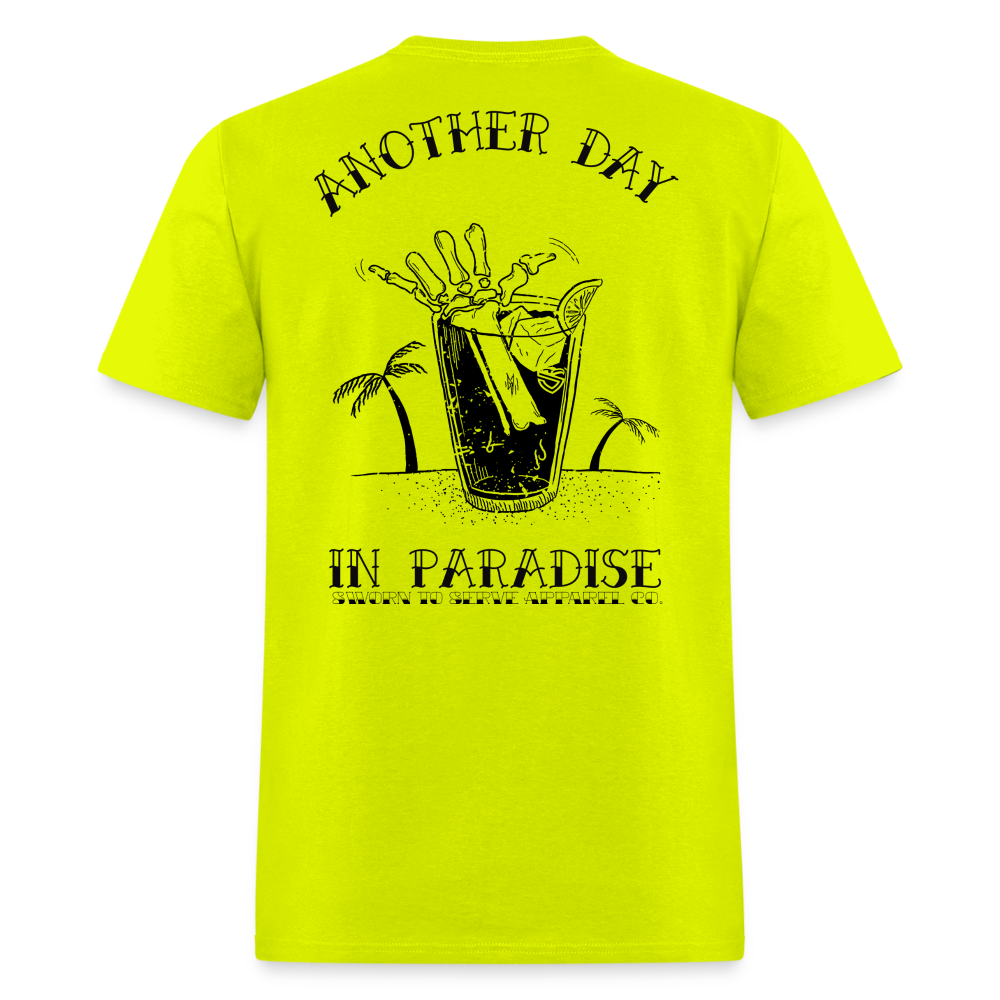 Another Day Tee - safety green