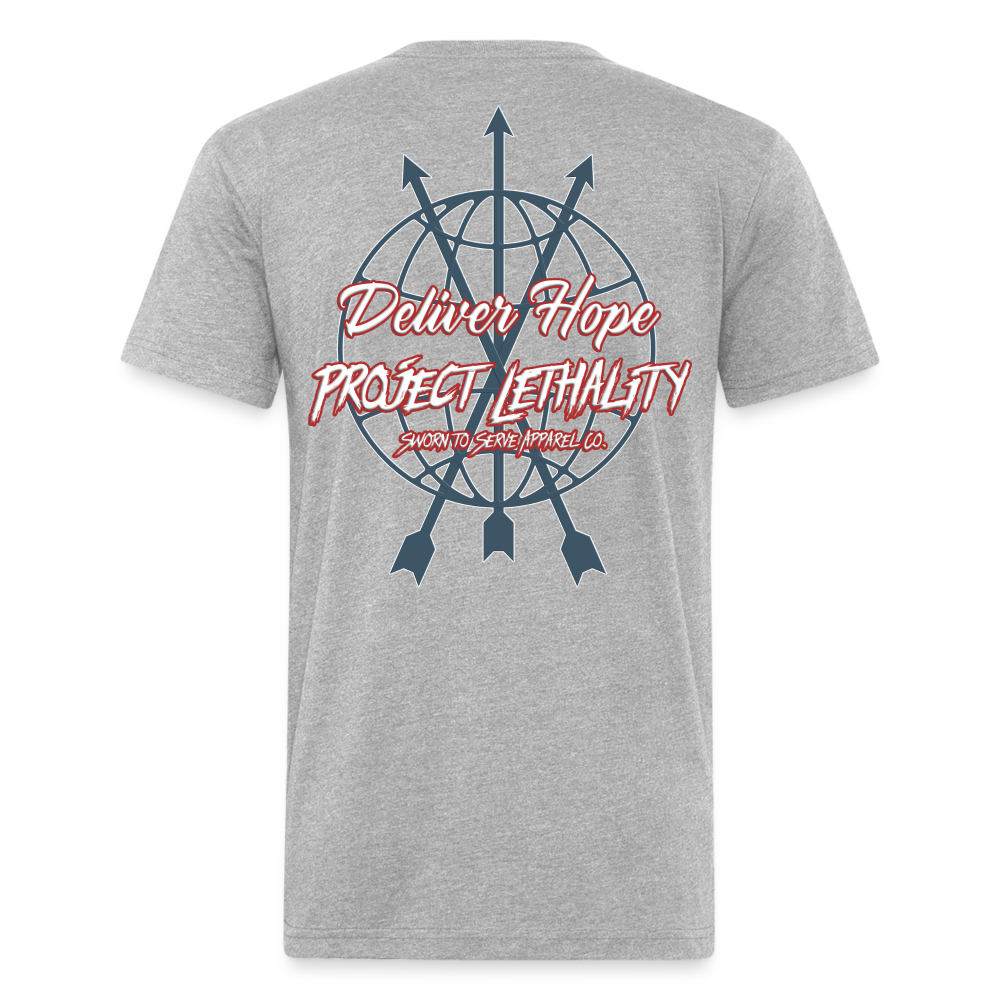 Deliver Hope, Project Lethality Tee - heather gray