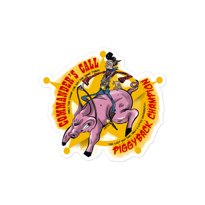 Piggyback Champion sticker