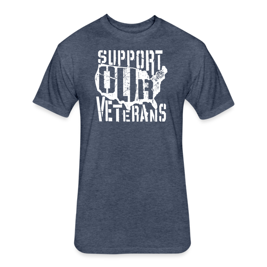 Support Our Veterans - heather navy