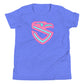 Kiddos Pink & Teal Shield T-Shirt